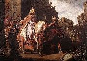Pieter Lastman The Triumph of Mordechai oil painting